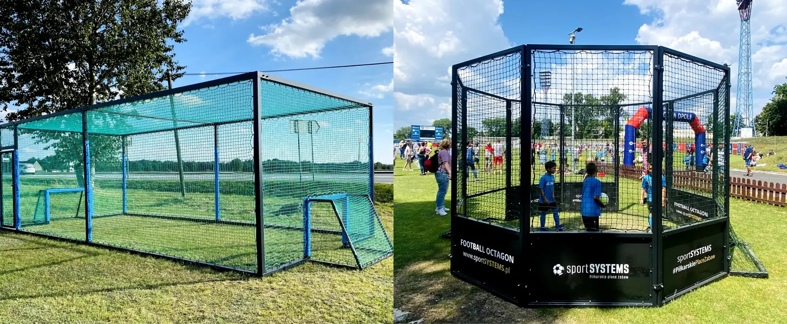 Porównanie mini boisk - Football Box i Football Octagon