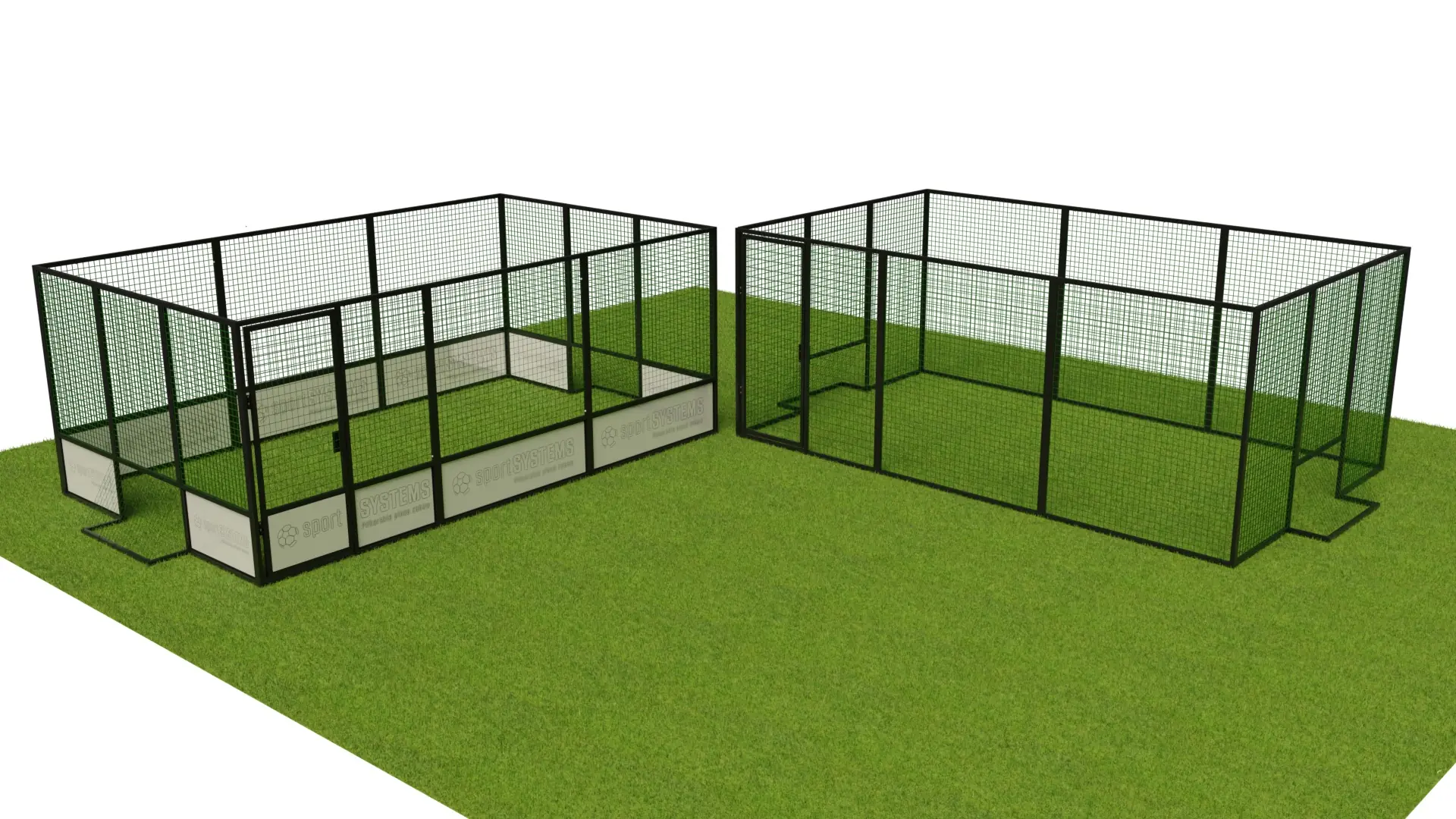 Football Box Modułowy - składane mini boisko piłkarskie
